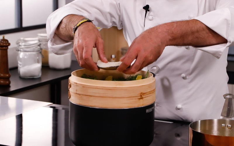 cuocere il baccalà a vapore