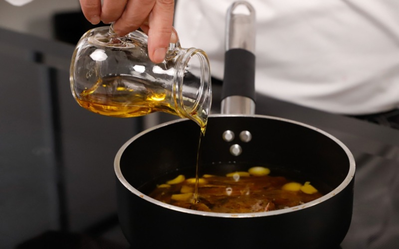 coprie con olio e cuocere