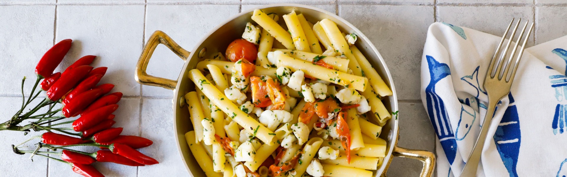 candele napoletane piccanti con rana pescatrice