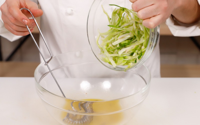 Puntarelle da servire con il cappone arrosto