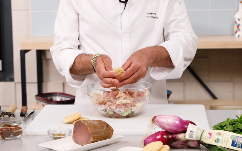 sbriciolare gallette