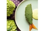 Triglia scottata in padella, crema di cavolo, curry verde e prezzemoloalt