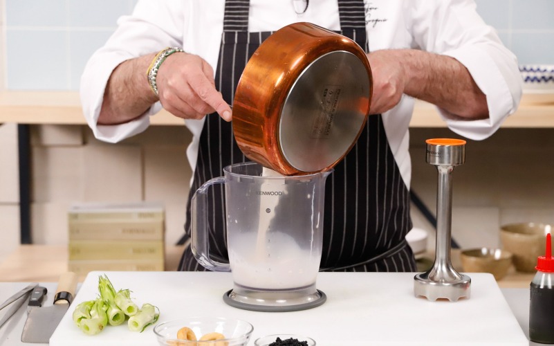 frullare latte e alici