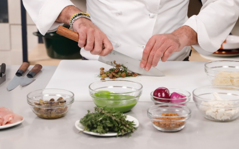 tritare olive e odori