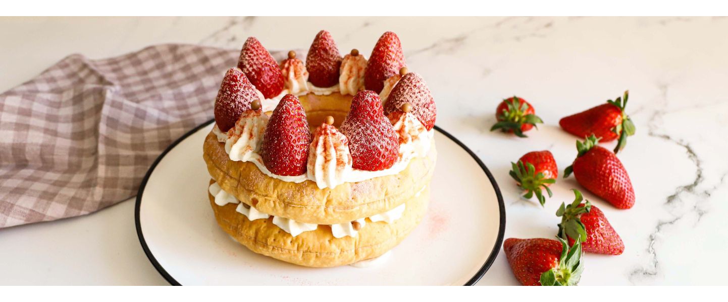 Cream tart alle fragole