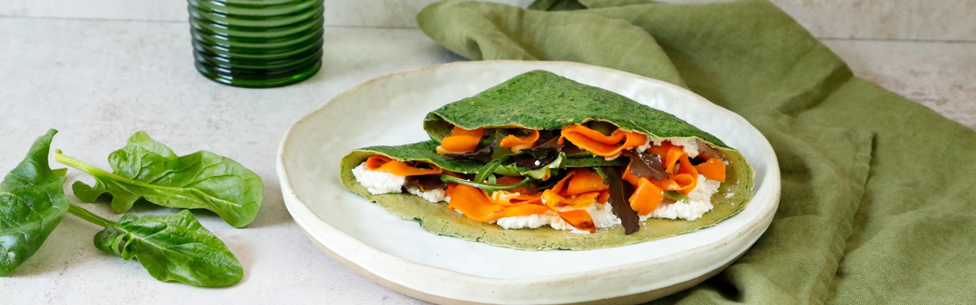 crespelle-verdi-con-crema-di-ricotta-e-verdure