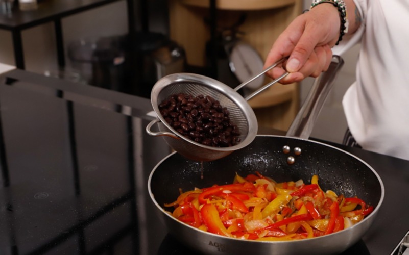 aggiungere i fagioli