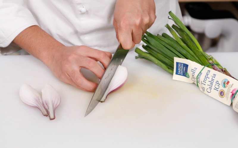 ricavare petali cippollotto