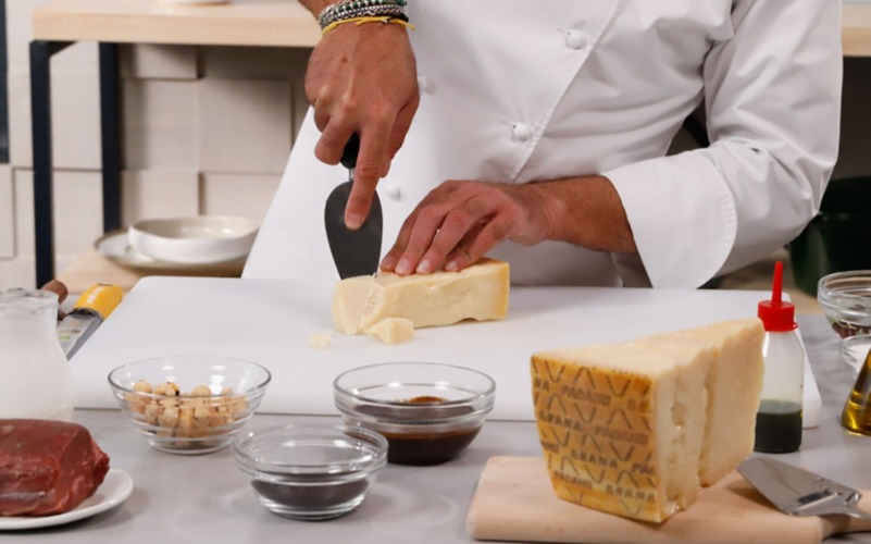 aggiungere Grana Padano