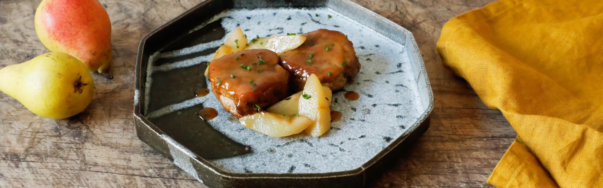 filetto di maiale alle pere