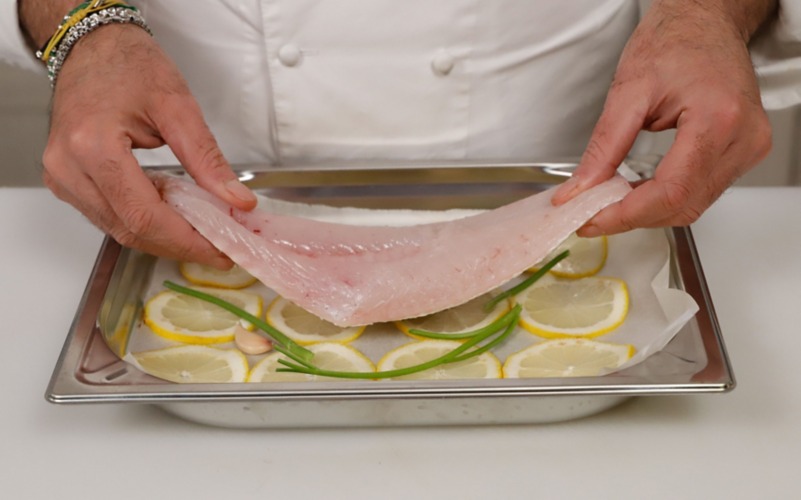 disporre su placca da forno