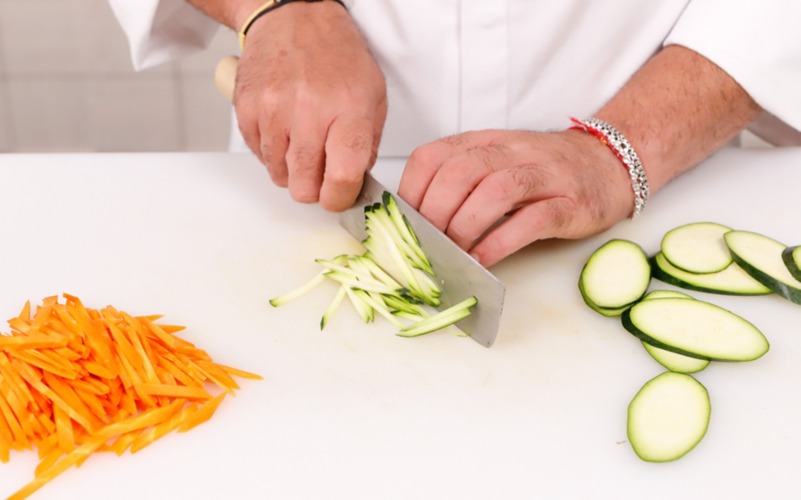 Verdure per gli gnocchi di riso cinesi