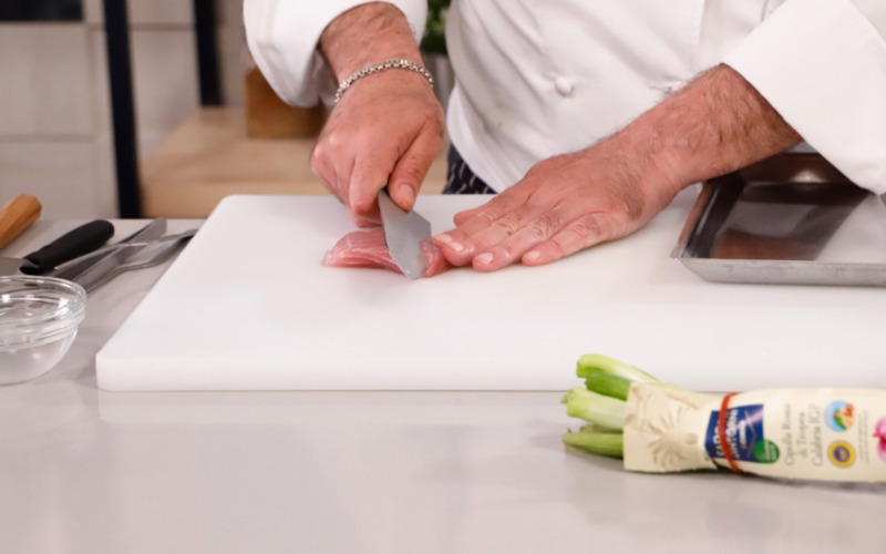 tagliare a sashimi il resto della ventresca