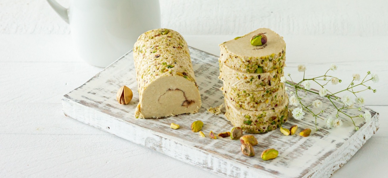 Halva parfait al pistacchio