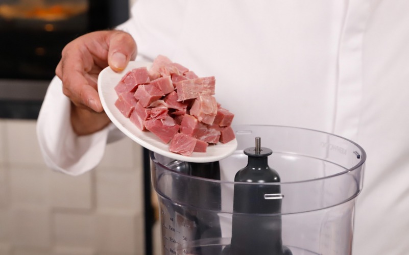 tagliare prosciutto cotto