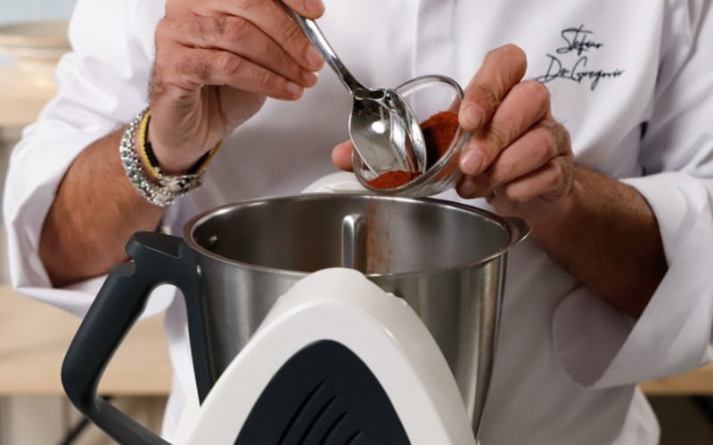 aggiungere tahina paprika