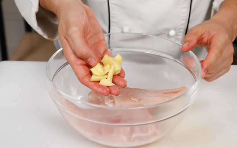 marinare con zenzero