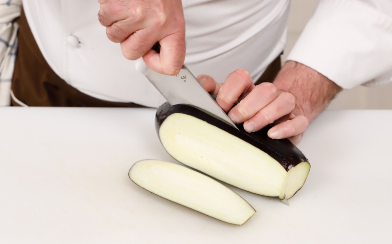 affettare le melanzane