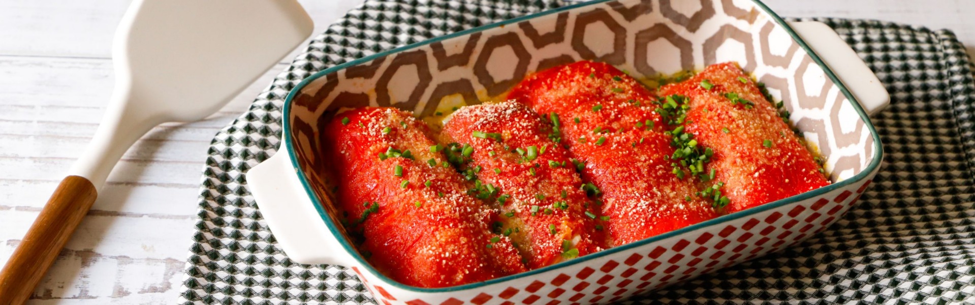 Involtini di peperoni con tonno