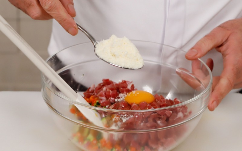 mescolare in una boule