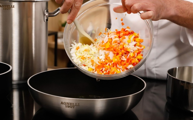 saltare verdure in padella