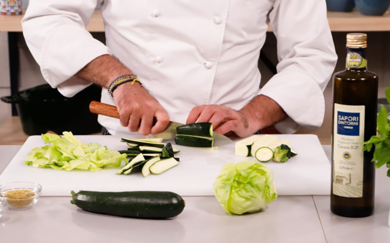 Lattuga grigliata con salsa scapece_0002