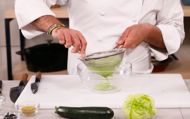 Lattuga grigliata con salsa scapece_0012