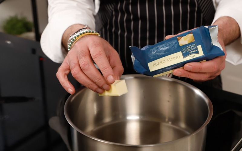 sciogliere burro