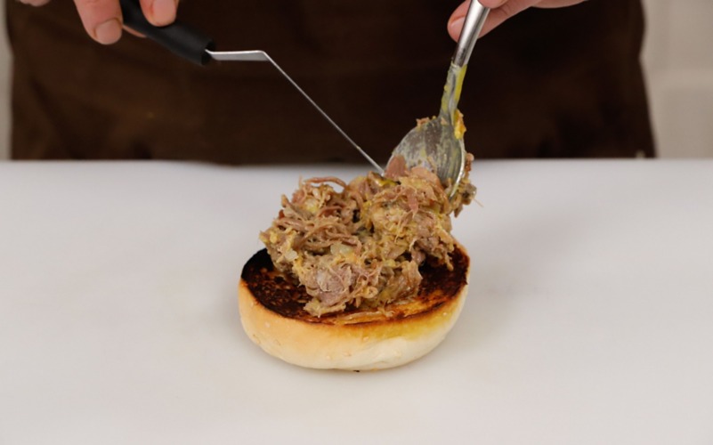 farcire panino con carne