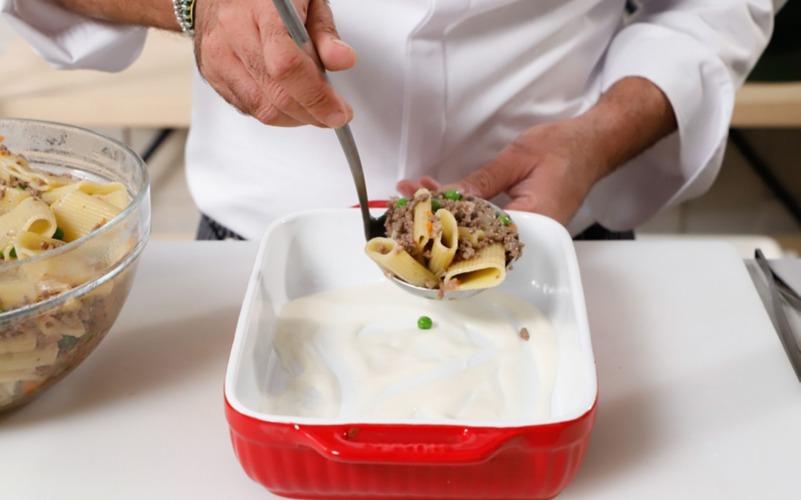 amlagamare tutti gli ingredienti