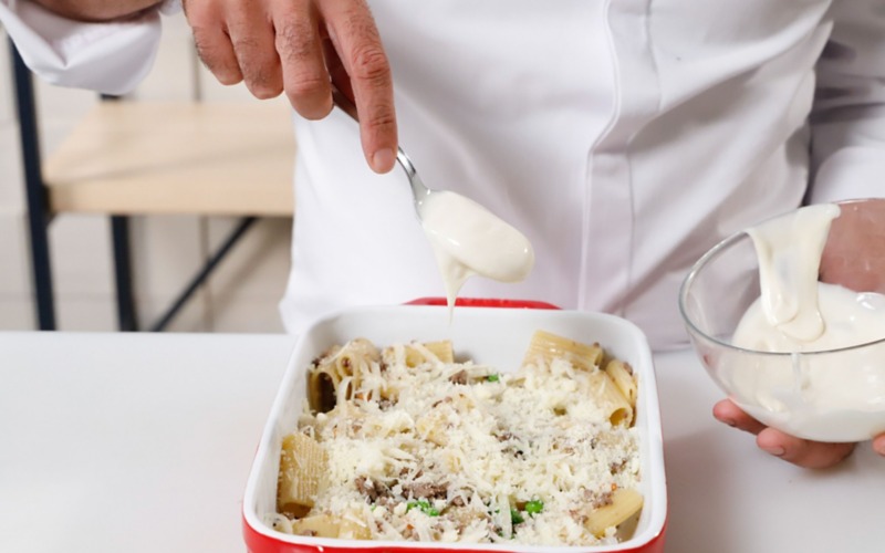 stratificare nella pirofila