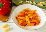 Pasta con crema di peperoni, salutare e di stagionealt