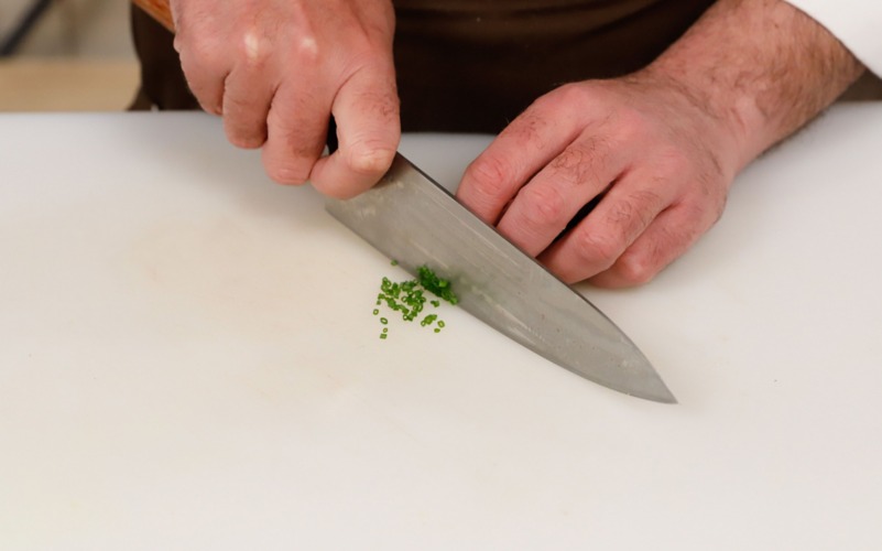 tagliare erba cipollina