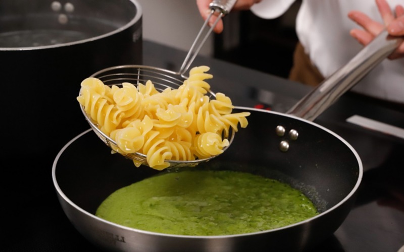 ultimare cottura nella crema