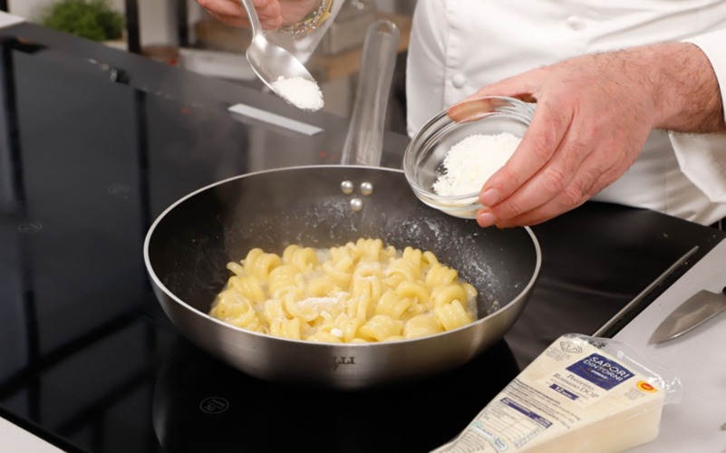 mantecare con pecorino 