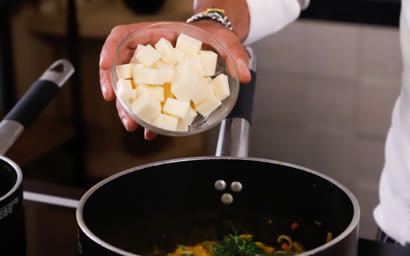 mantecare con provolone