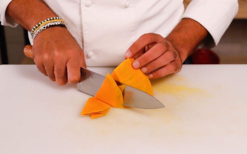 tagliare zucca