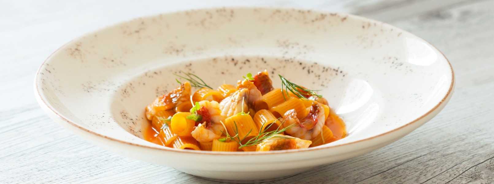 pasta risottata con la zuppa di pesce