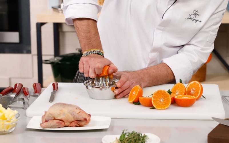 aggiungere succo di mandarino