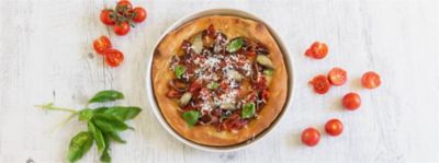 Pizza con capperi cucunci, alici e pecorinoalt
