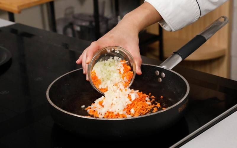 rosolare trito verdure