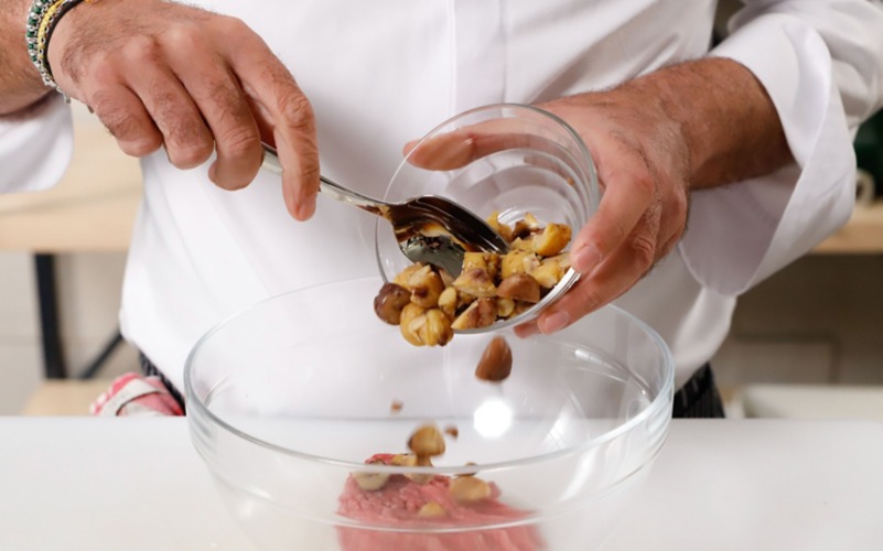 aggiungere pane uovo