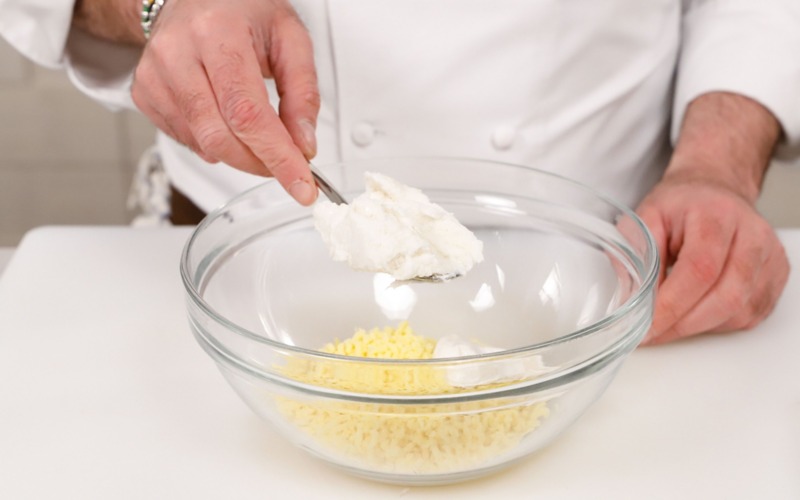 mescolare patate e baccalà