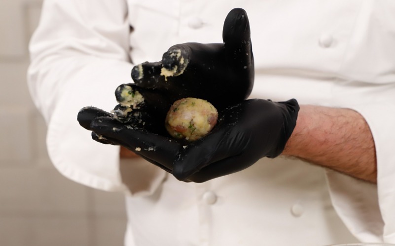 formare polpette