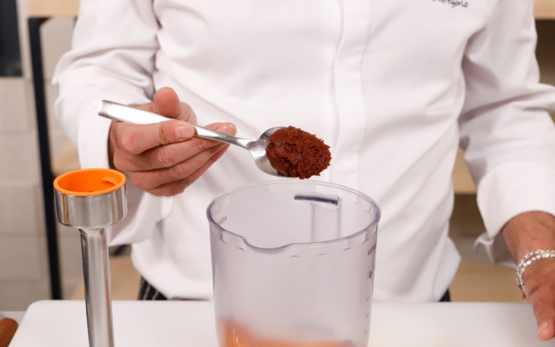 Preparare la crema di zucca e salsa tandori