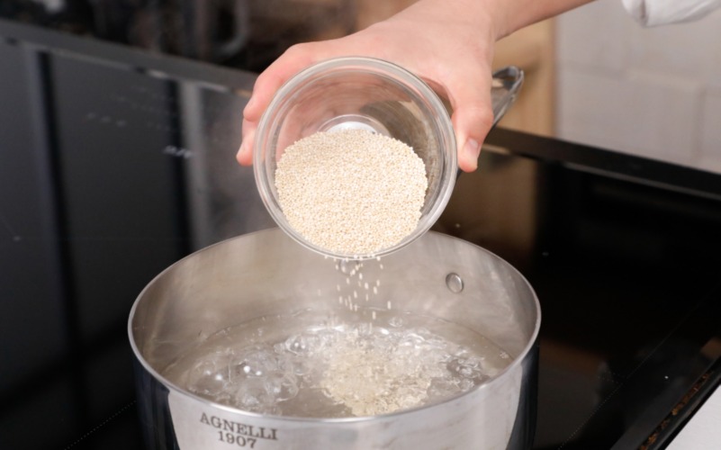 cuocere quinoa