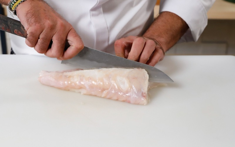 pulire coda di rospo