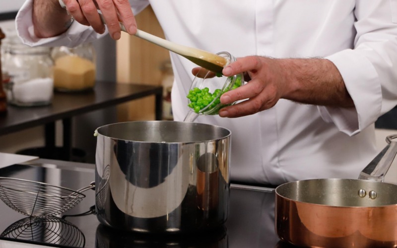 aggiungere scarti al riso