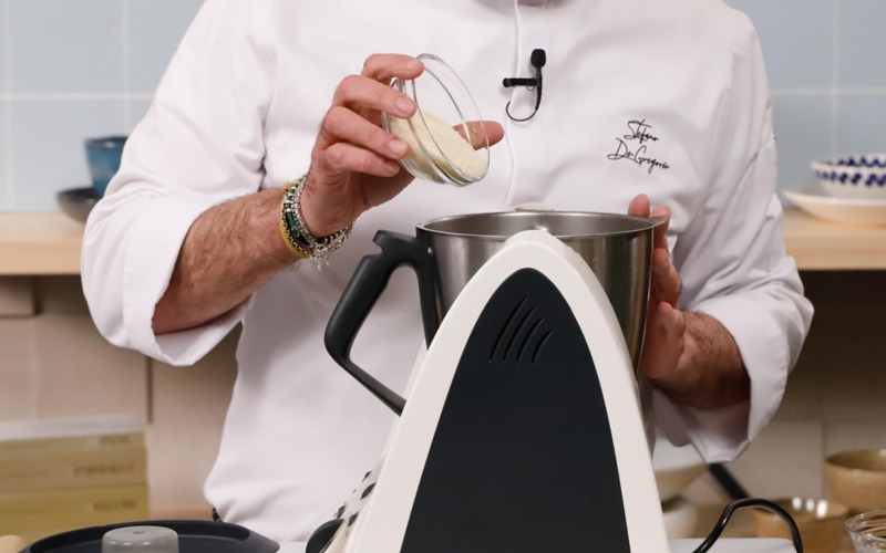 frullare con parmigiano