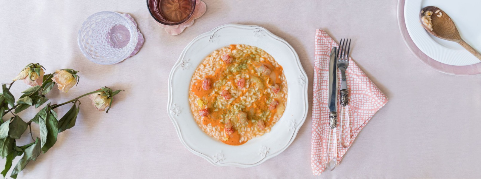 Risotto limone e gamberi 